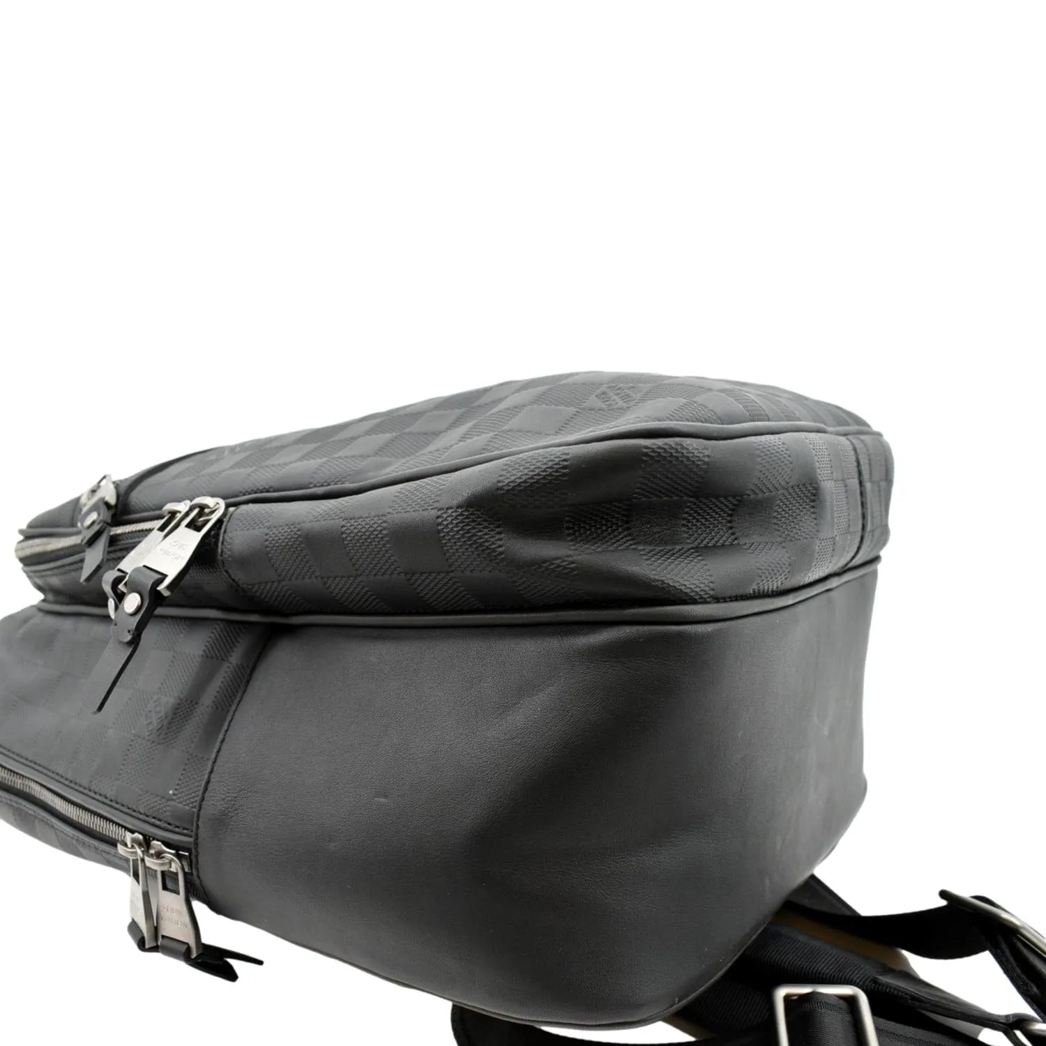 LOUIS VUITTON Michael Damier Infini Leather Backpack Bag Black