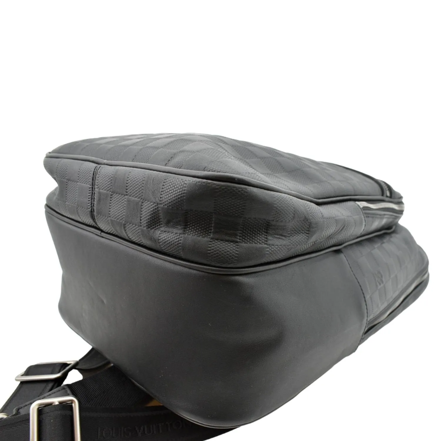 LOUIS VUITTON Michael Damier Infini Leather Backpack Bag Black