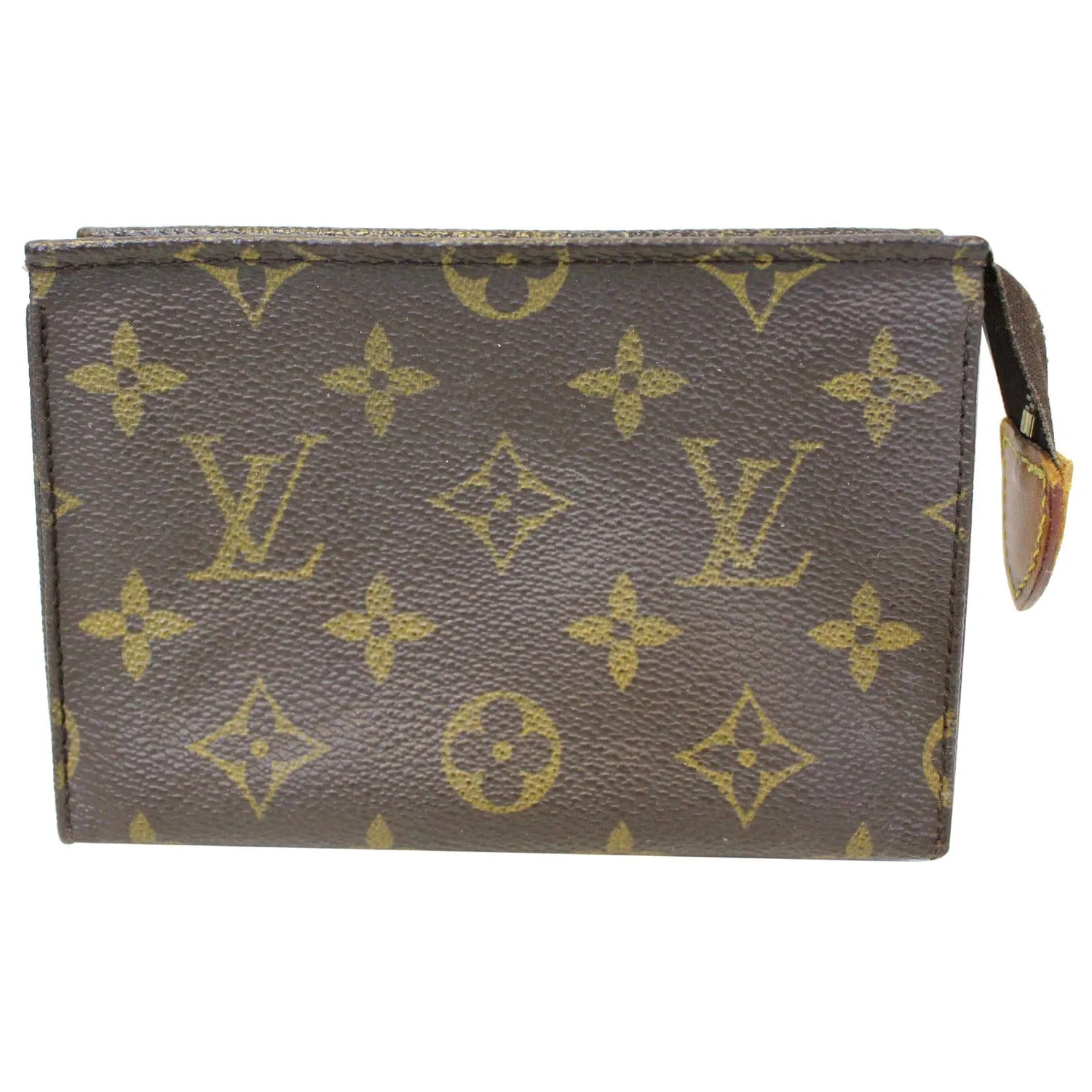 LOUIS VUITTON Monogram Canvas Toiletry Pouch Brown