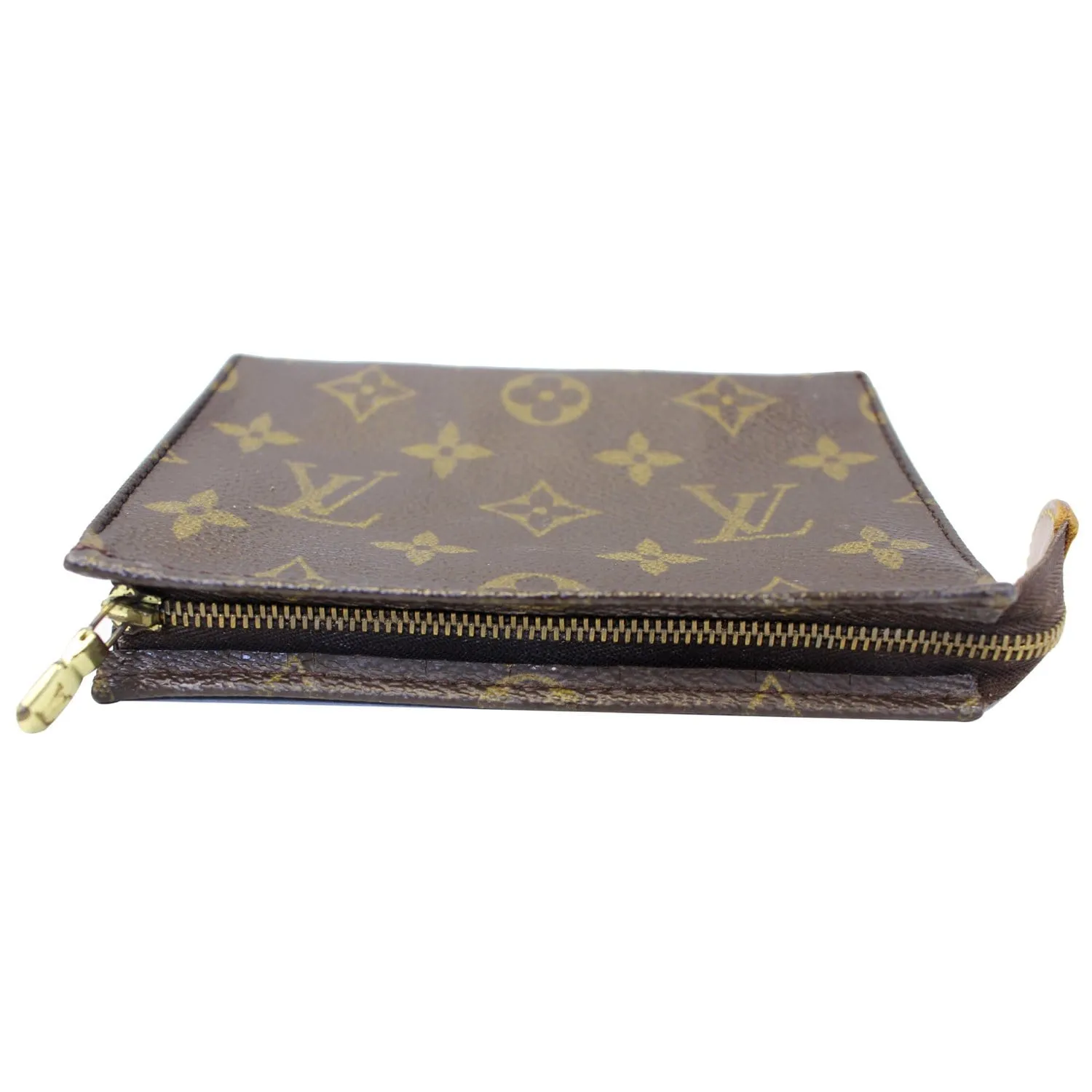 LOUIS VUITTON Monogram Canvas Toiletry Pouch Brown