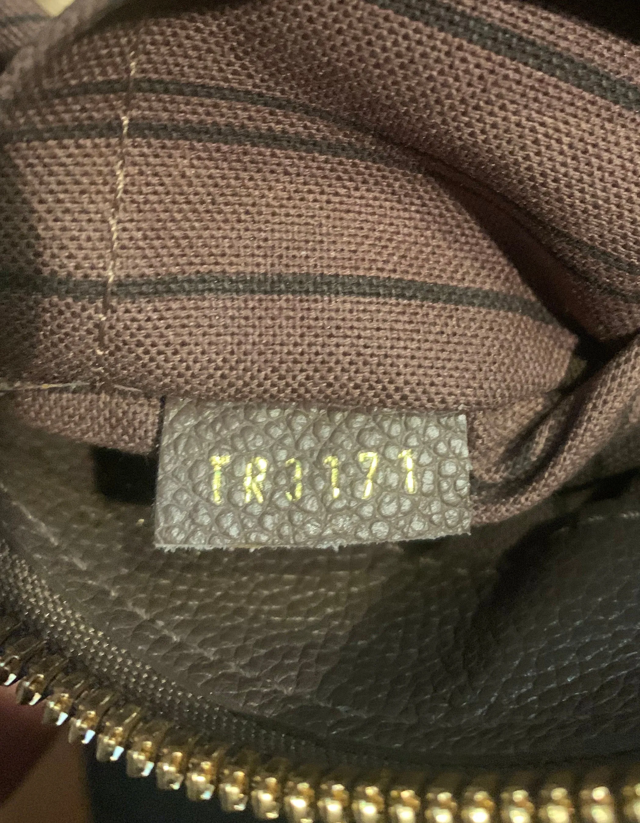 Louis Vuitton Ombre Leather Empreinte Monogram Petillante Clutch