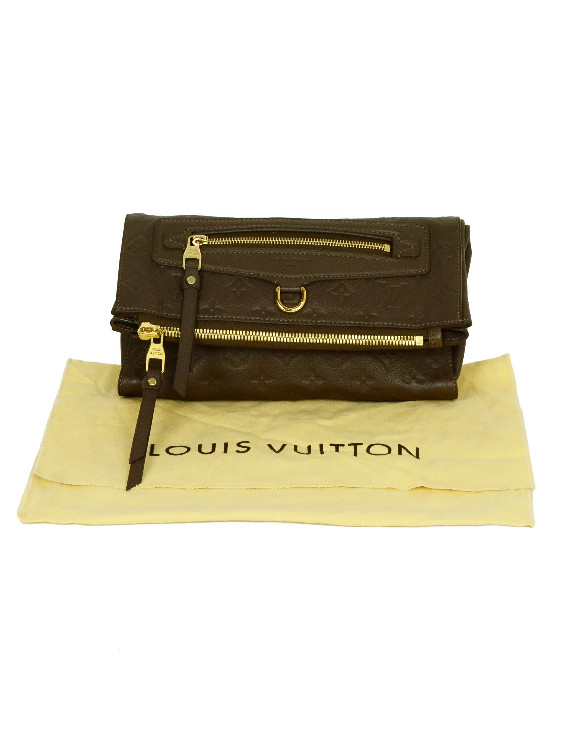 Louis Vuitton Ombre Leather Empreinte Monogram Petillante Clutch