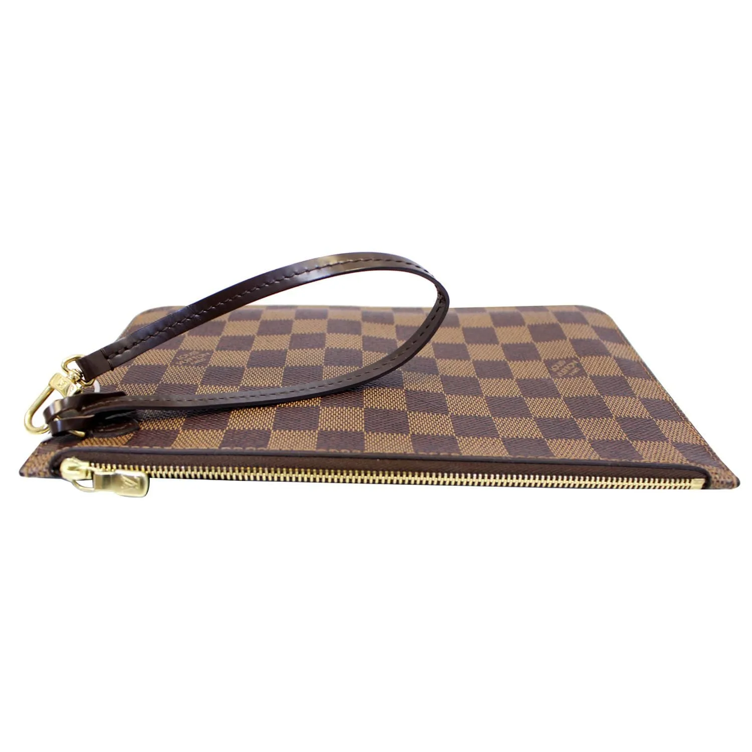 LOUIS VUITTON Pochette Wristlet Pouch Damier Ebene Neverfull GM