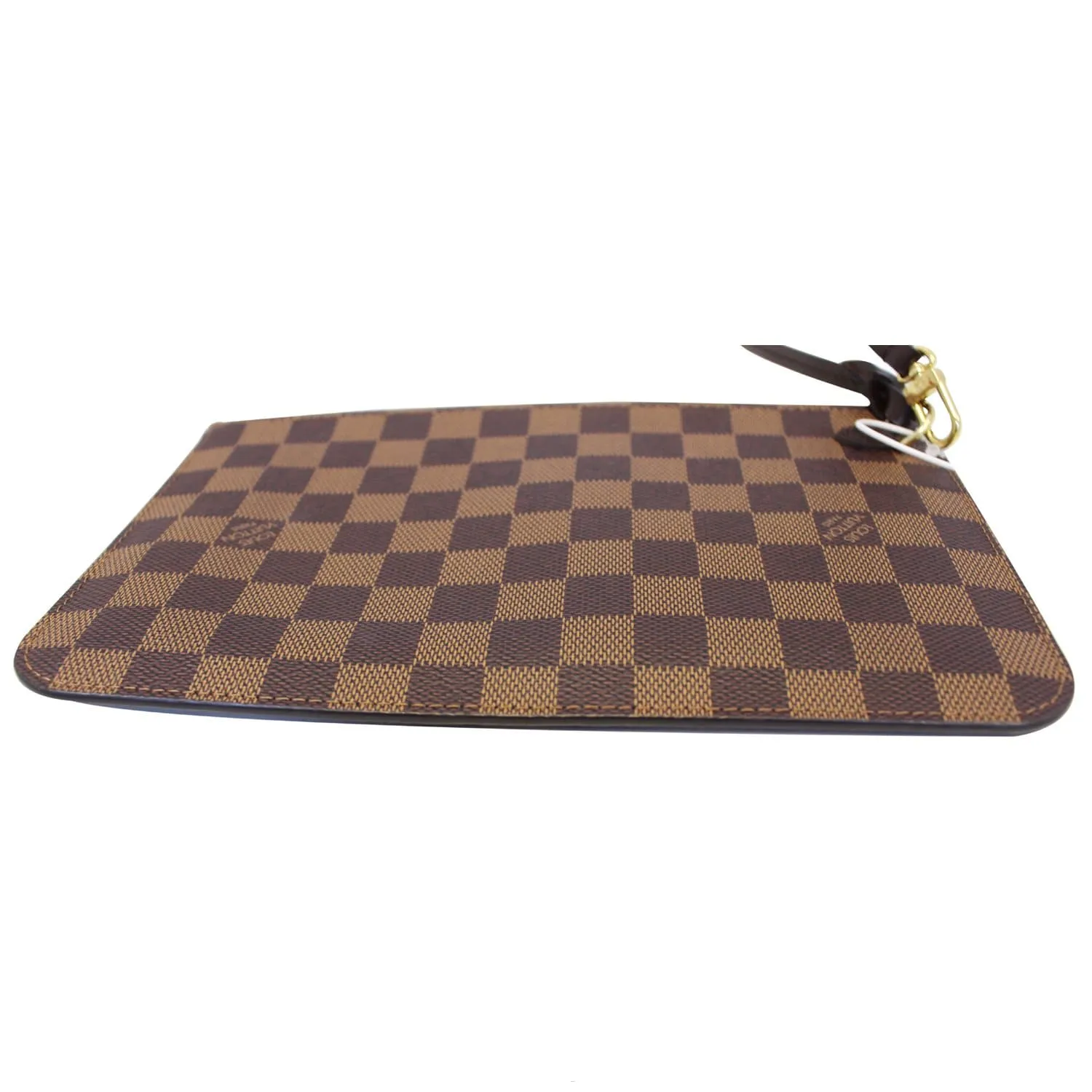 LOUIS VUITTON Pochette Wristlet Pouch Damier Ebene Neverfull GM