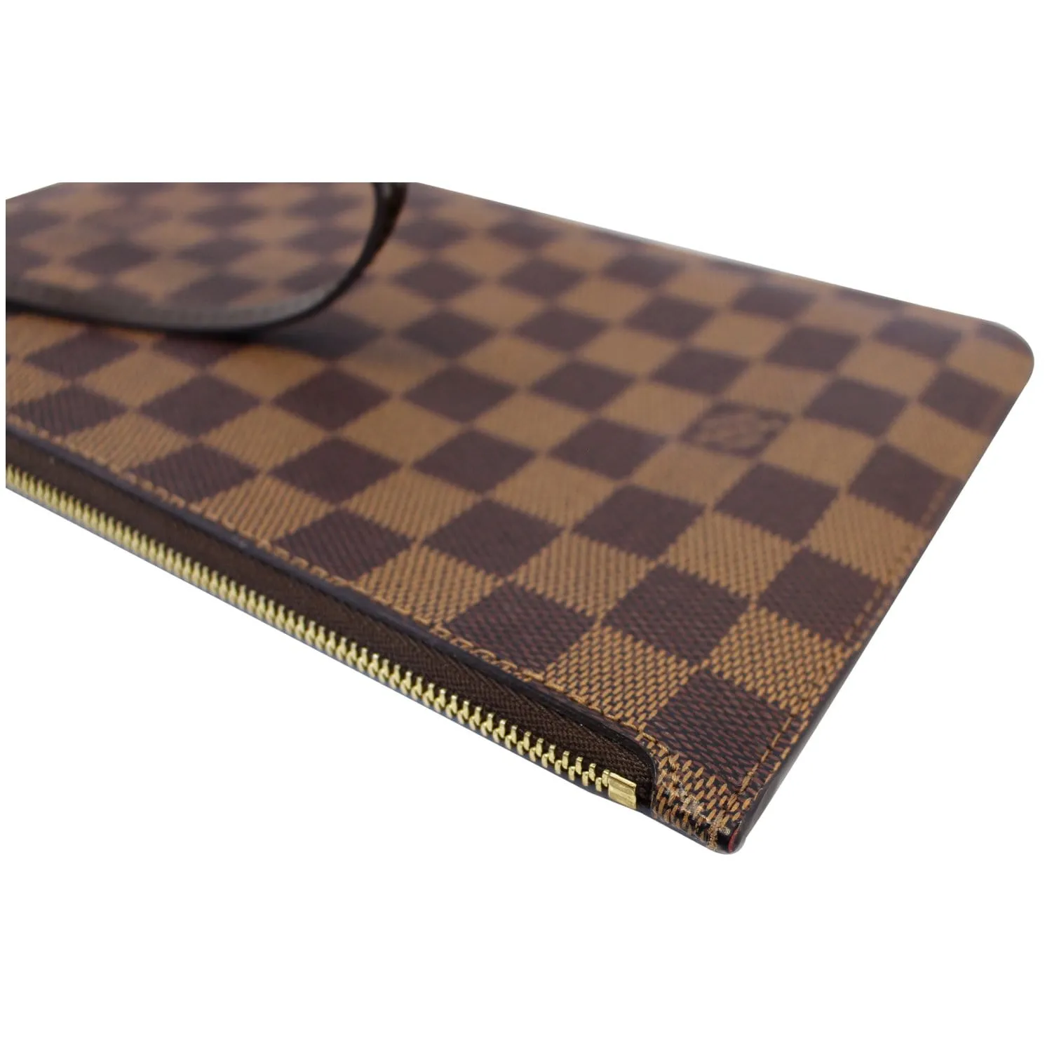 LOUIS VUITTON Pochette Wristlet Pouch Damier Ebene Neverfull GM