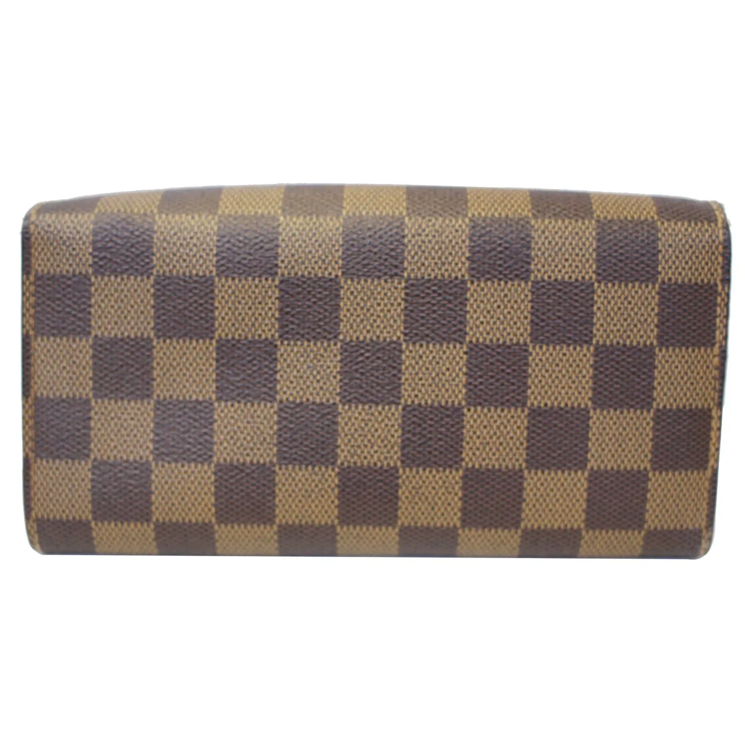 LOUIS VUITTON Sarah Damier Ebene Wallet Brown