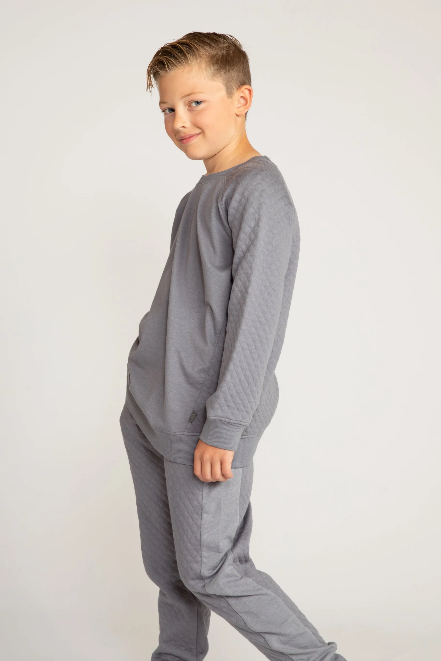 Lounge Quilted Sweatshirt