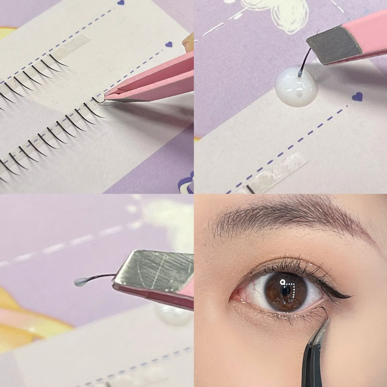 Lower False Eyelashes -#Natural Thick