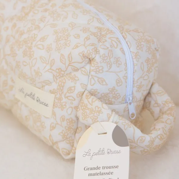 LPO Small Quilted Pouch - Floraison