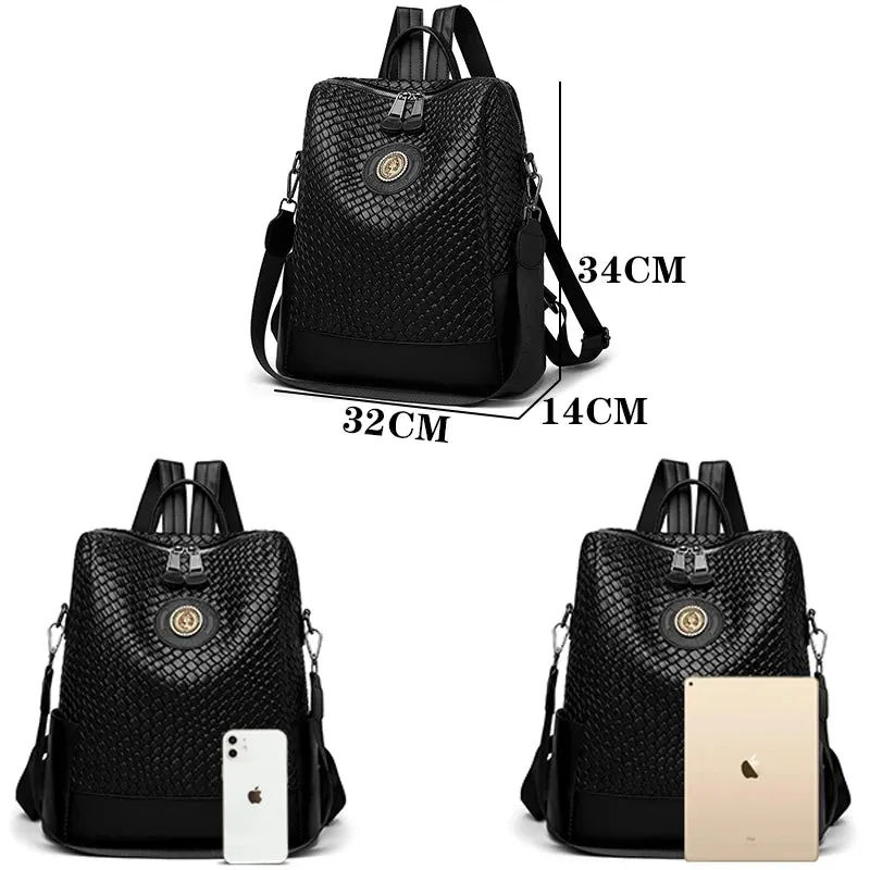 Luxury Women's Designer Brand Backpack Multifunctional Travel
