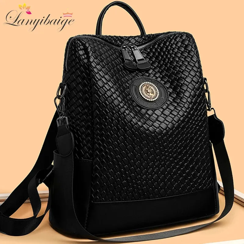 Luxury Women's Designer Brand Backpack Multifunctional Travel