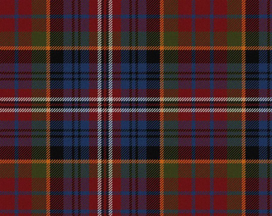MacPherson Red Muted Tartan Sash