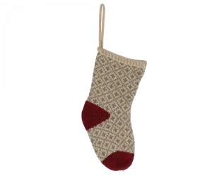 MAILEG Christmas Stocking | Soft Grey