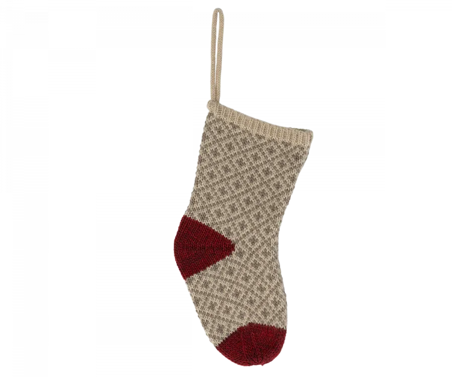 MAILEG Christmas Stocking | Soft Grey