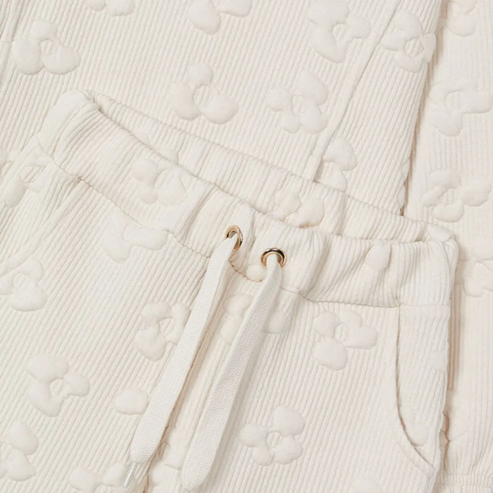 Mayoral Girls Oat Padded Flower Tracksuit