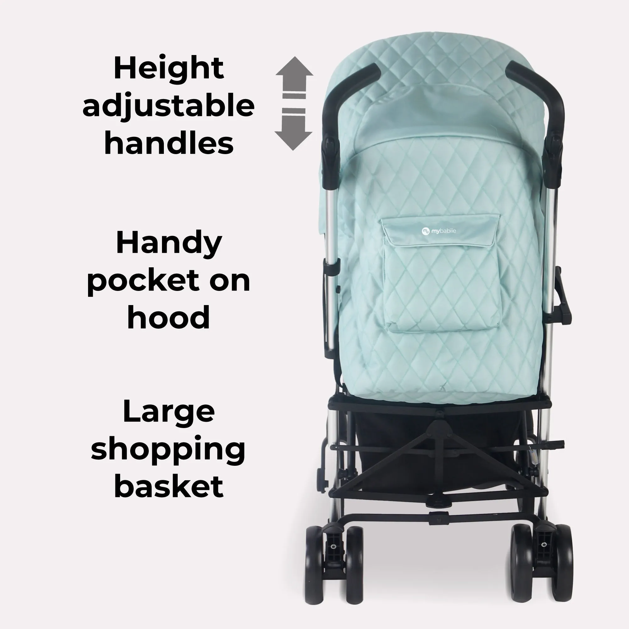 MB51 Stroller - Quilted Aqua
