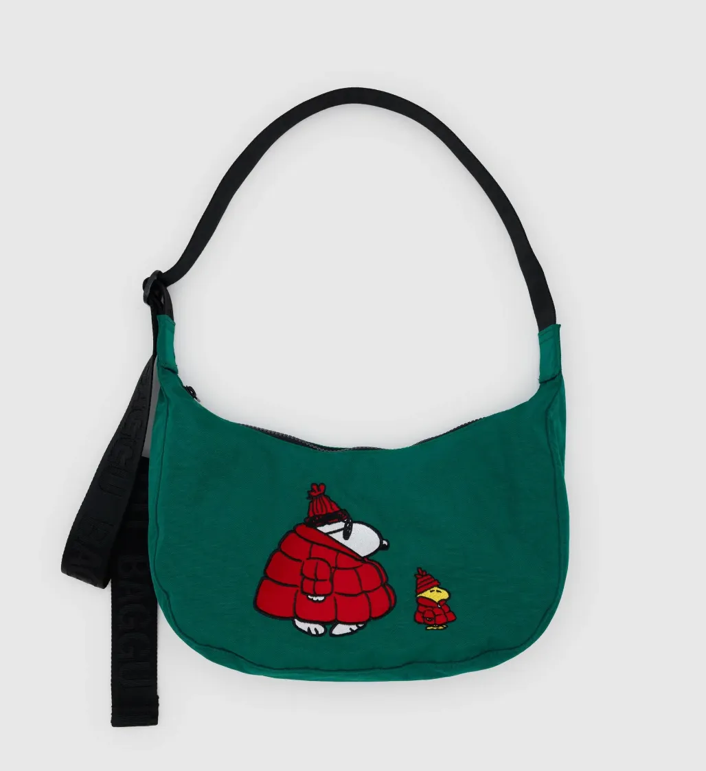 Medium Nylon Crescent Bag