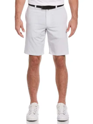 Mens Textured Grid Printed Short
