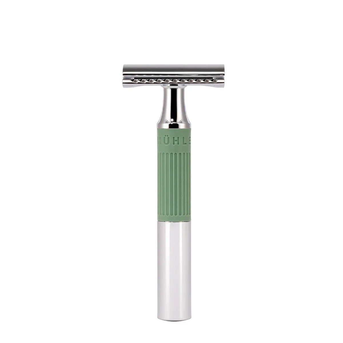 MÜHLE NEO Safety Razor, Closed Comb, Salvia Green