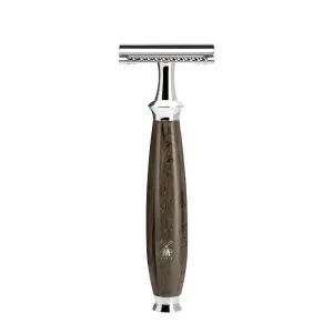 MÜHLE PURIST Safety Razor, Closed Comb, Grained Beech