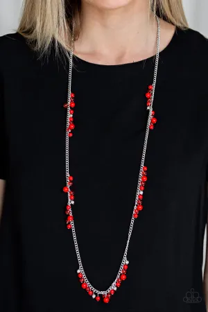 Miami Mojito - Red Necklace - Paparazzi Accessories