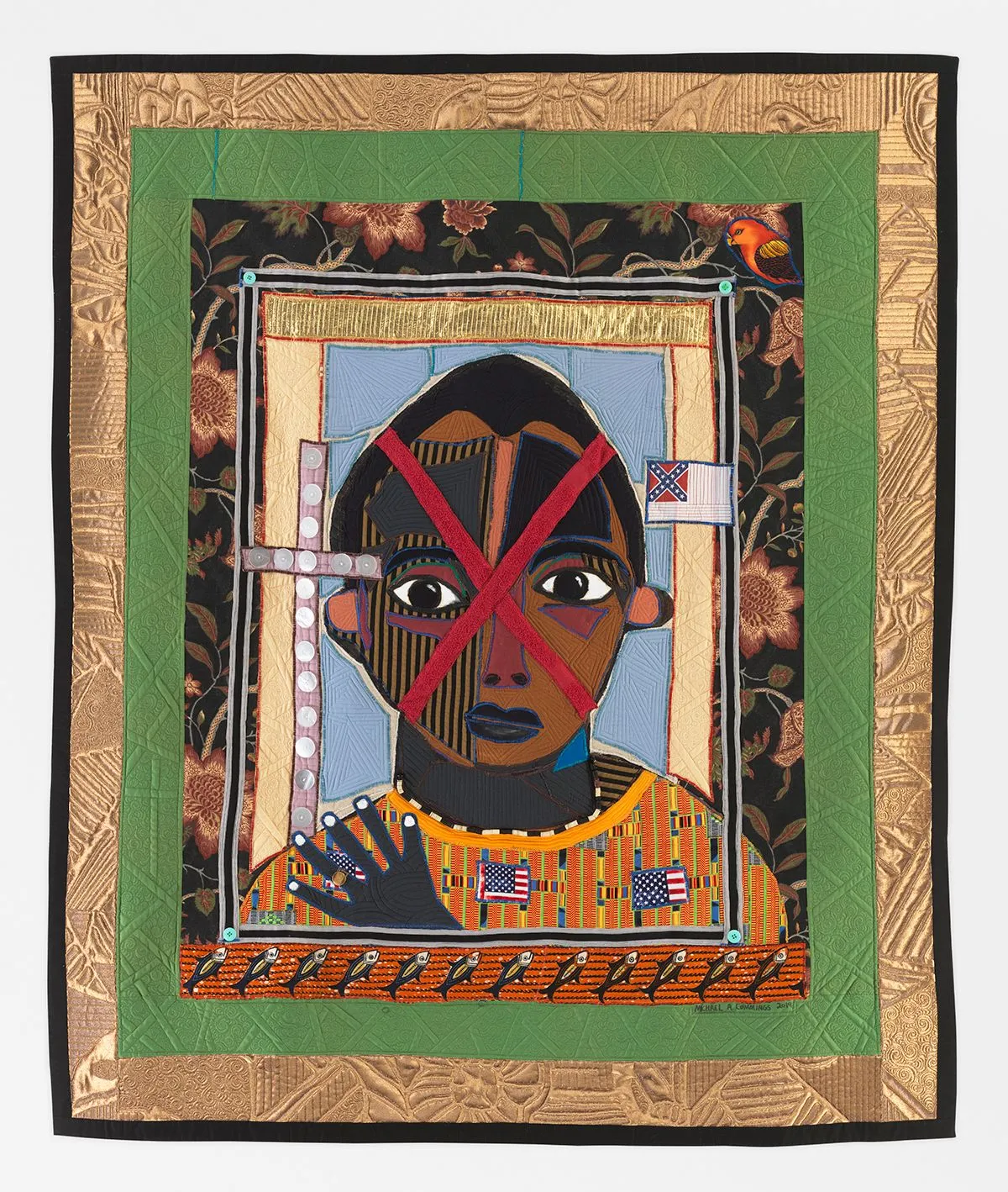 Michael A. Cummings, "James Baldwin: Born Into A Lie #2"