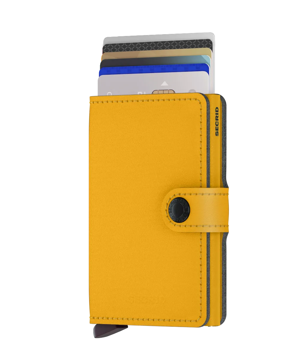 Miniwallet Vegan Yard Ochre/Ochre RFID Secure