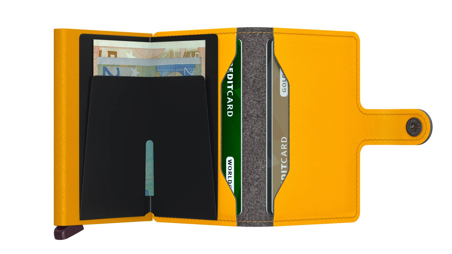 Miniwallet Vegan Yard Ochre/Ochre RFID Secure