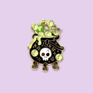 Mochiville: Enamel Pin - Witch's Cauldron