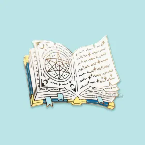 Mochiville: Enamel Pin - Wizard's Grimoire
