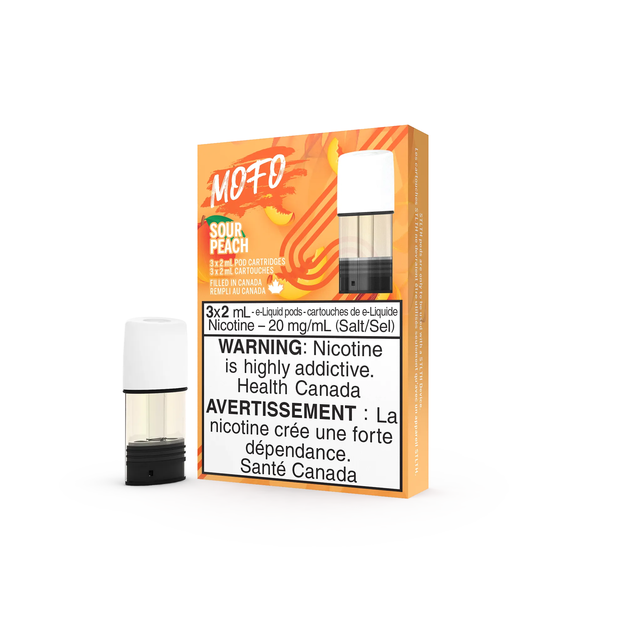 MOFO Sour Peach STLTH Pods
