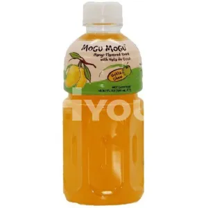 Mogu Mogu Mango Flavored Drink With Nata De Coco 320ml ~ Mogu Mogu 椰果芒果味飲品 320ml