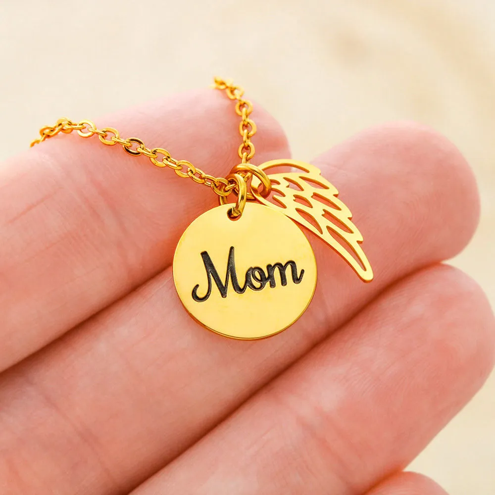 Mom Remembrance Necklace - Somewhere In Heaven