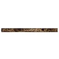 Montego Sela 3/4 x 12 Emperador Dark Marble Polished Pencil Moldings Tile