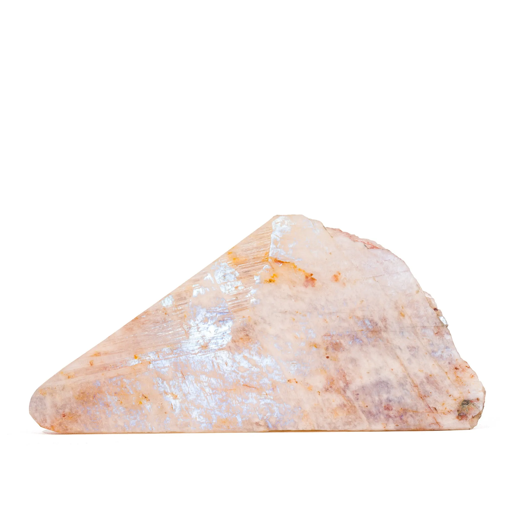 Moonstone 4.2 Inch 80 Grams Polished Crystal Slice - Russia