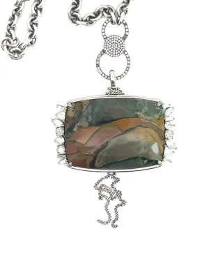 Morrisonite with Side Diamonds