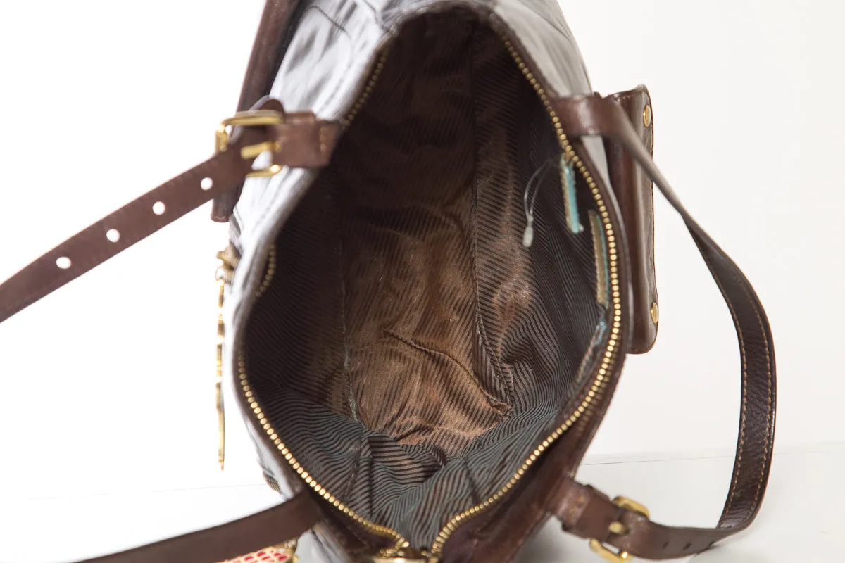 Moschino Black & Brown Handbag