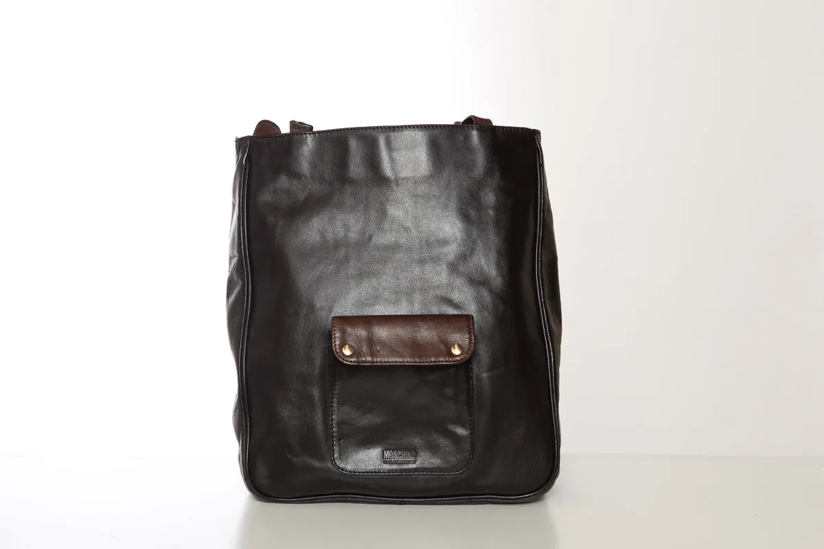 Moschino Black & Brown Handbag