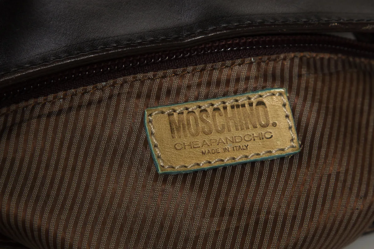Moschino Black & Brown Handbag