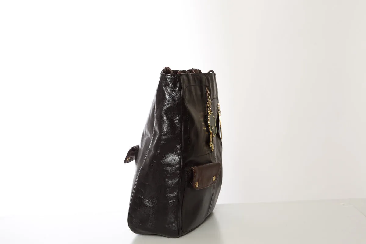 Moschino Black & Brown Handbag