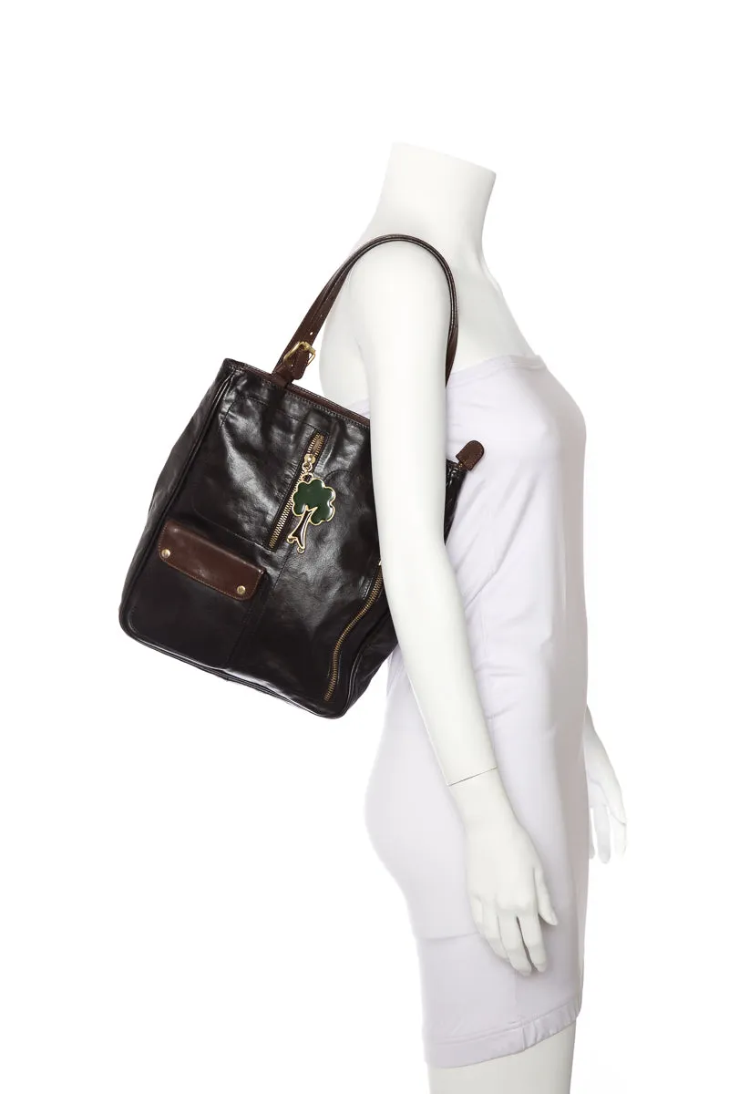 Moschino Black & Brown Handbag