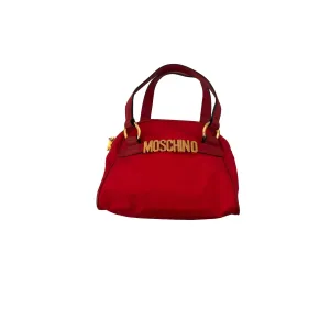 Moschino Red Nylon Mini Two-Way Bag