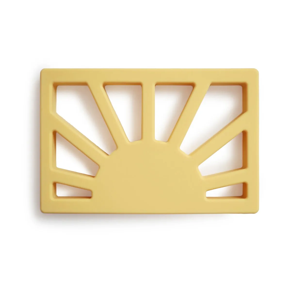 Mushie - Sun Teether - Muted Yellow