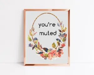 Muted Cross Stitch Pattern #1826