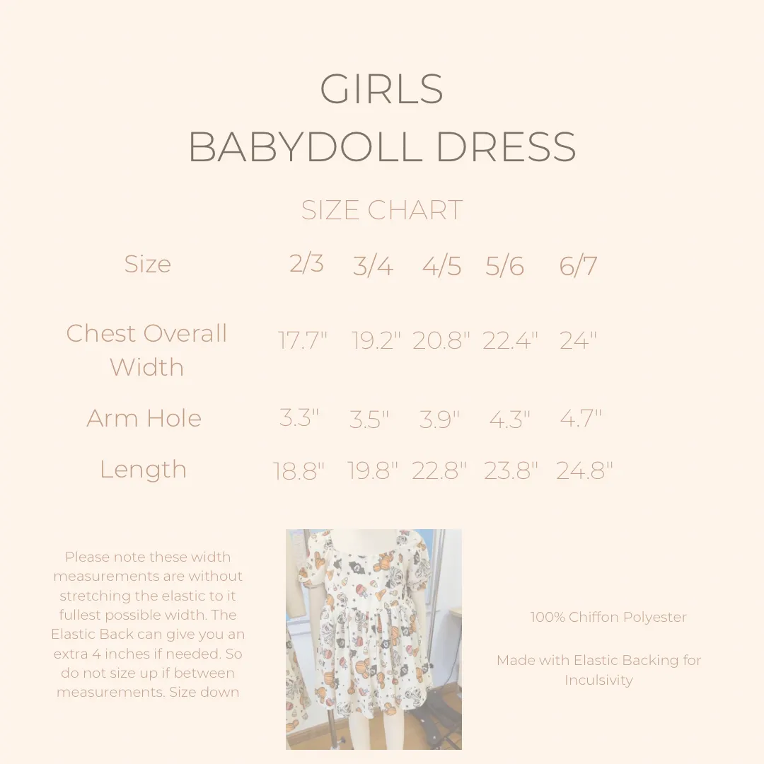 Muted Lights Babydoll Dress *READY TO SHIP