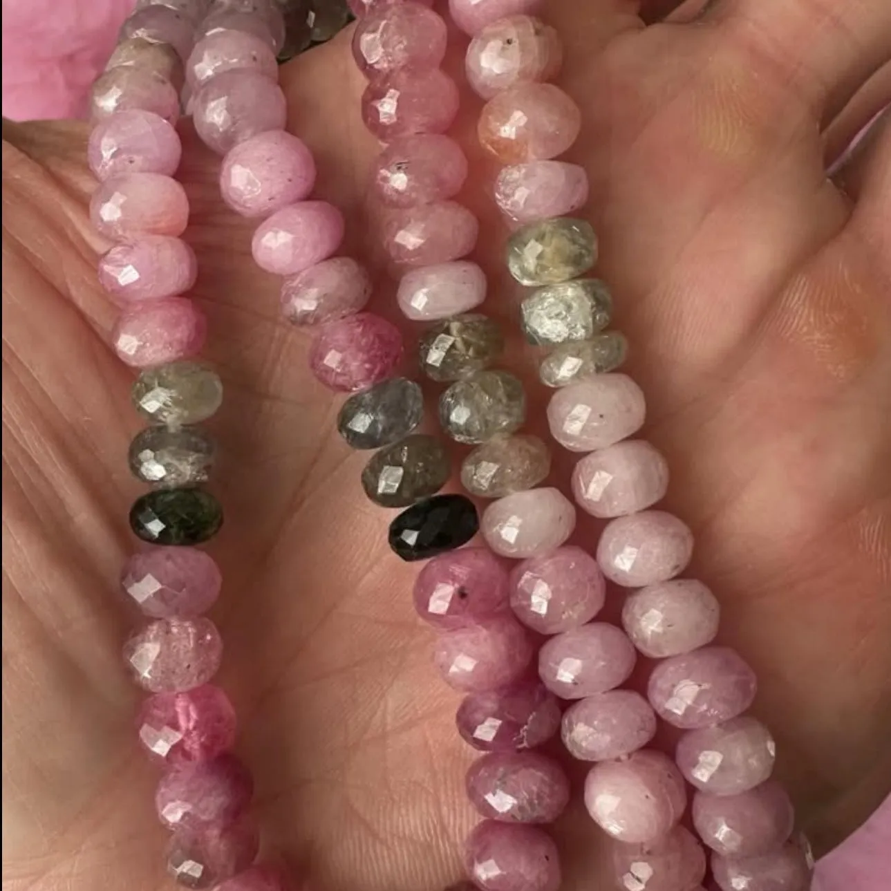 Muted Sapphire Gemstone Necklace