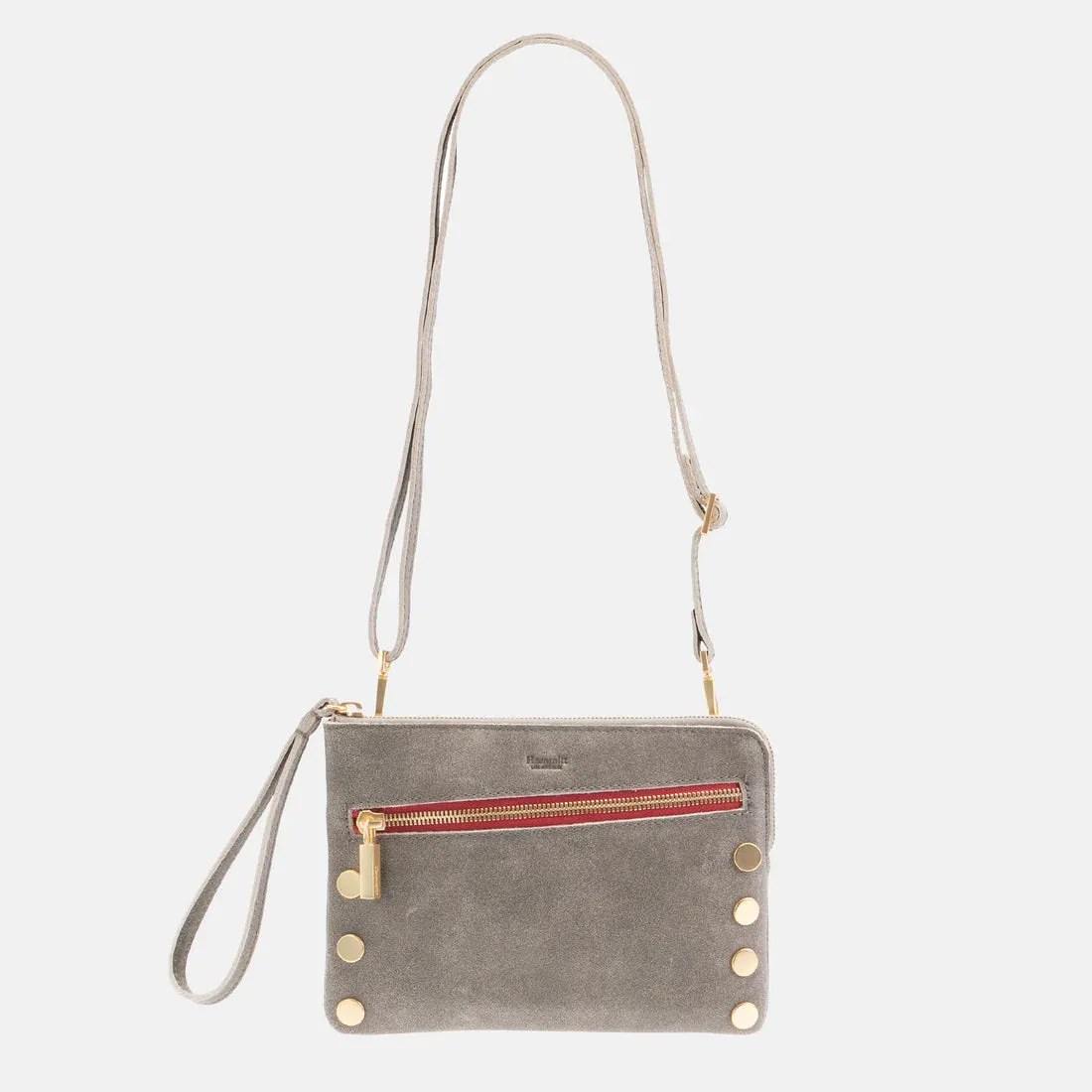 Nash Small (Pewter Red Zip)