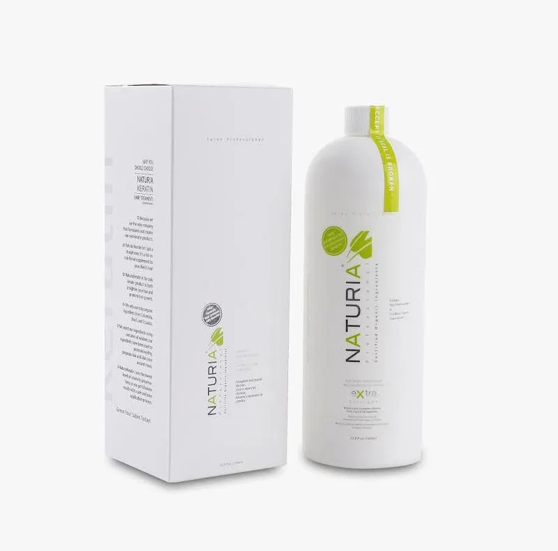 Naturia© Organic Keratin eXtra (Plant Base & Therapeutic) Straightening Hair Treatment