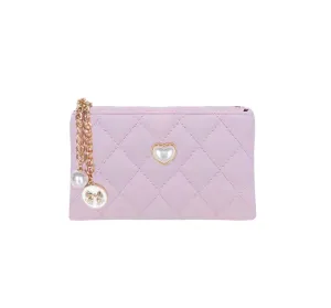 NEW! PINK QUILTED POUCH