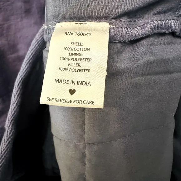 NEW Revolve Amuse Society Womens Small Quilted Beach Chic Jacket Med Periwinkle